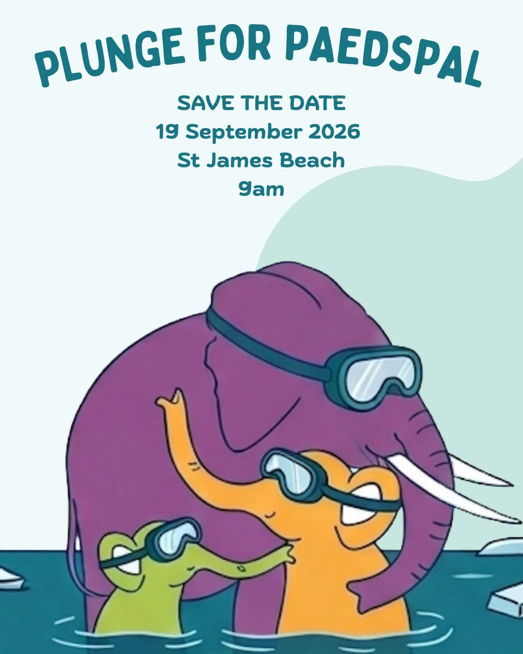 PLUNGE FOR PAEDSPAL - BRAVE THE COLD. MAKE A SPLASH. RAISE AWARENESS