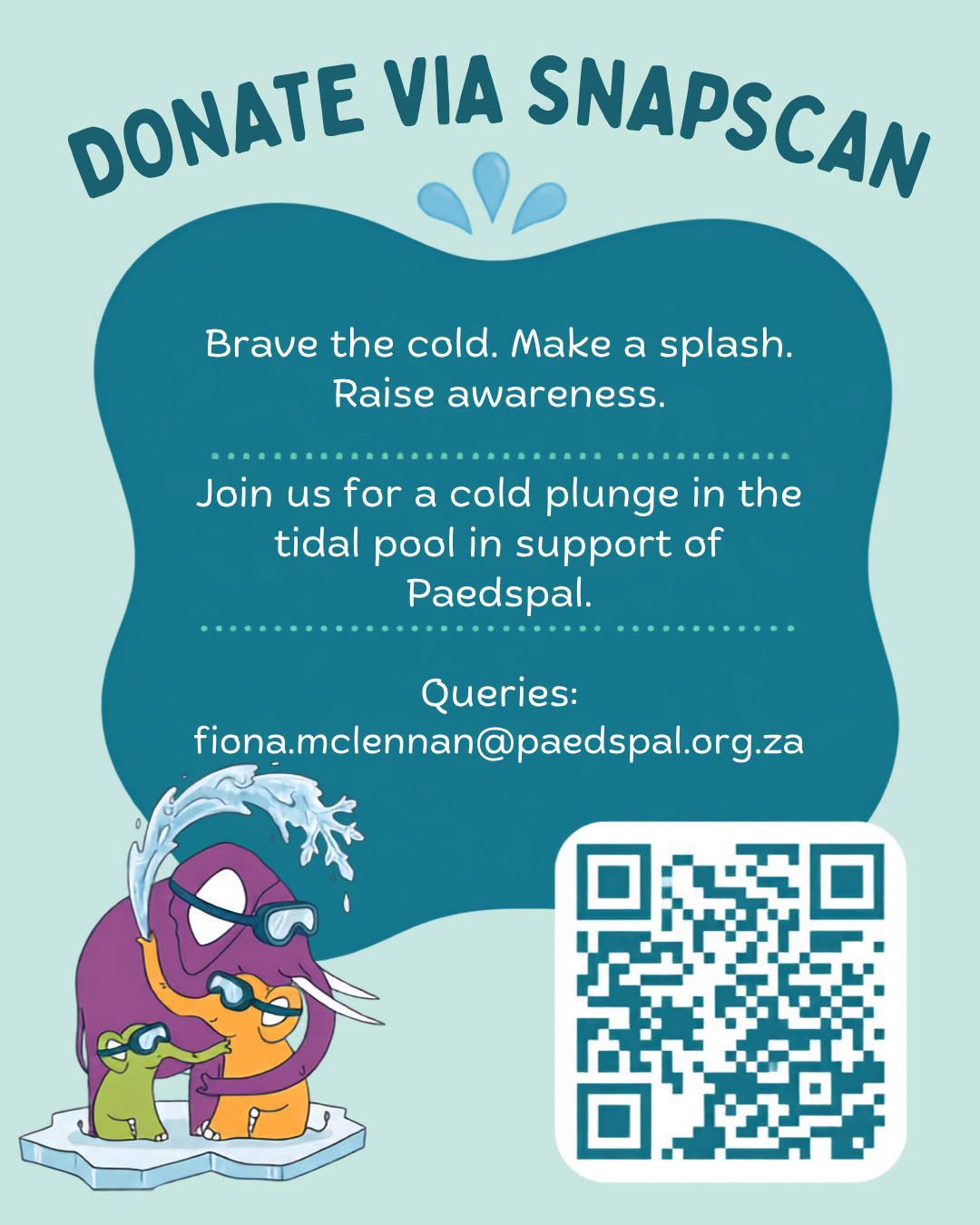 PLUNGE FOR PAEDSPAL - BRAVE THE COLD. MAKE A SPLASH. RAISE AWARENESS - Photo 2